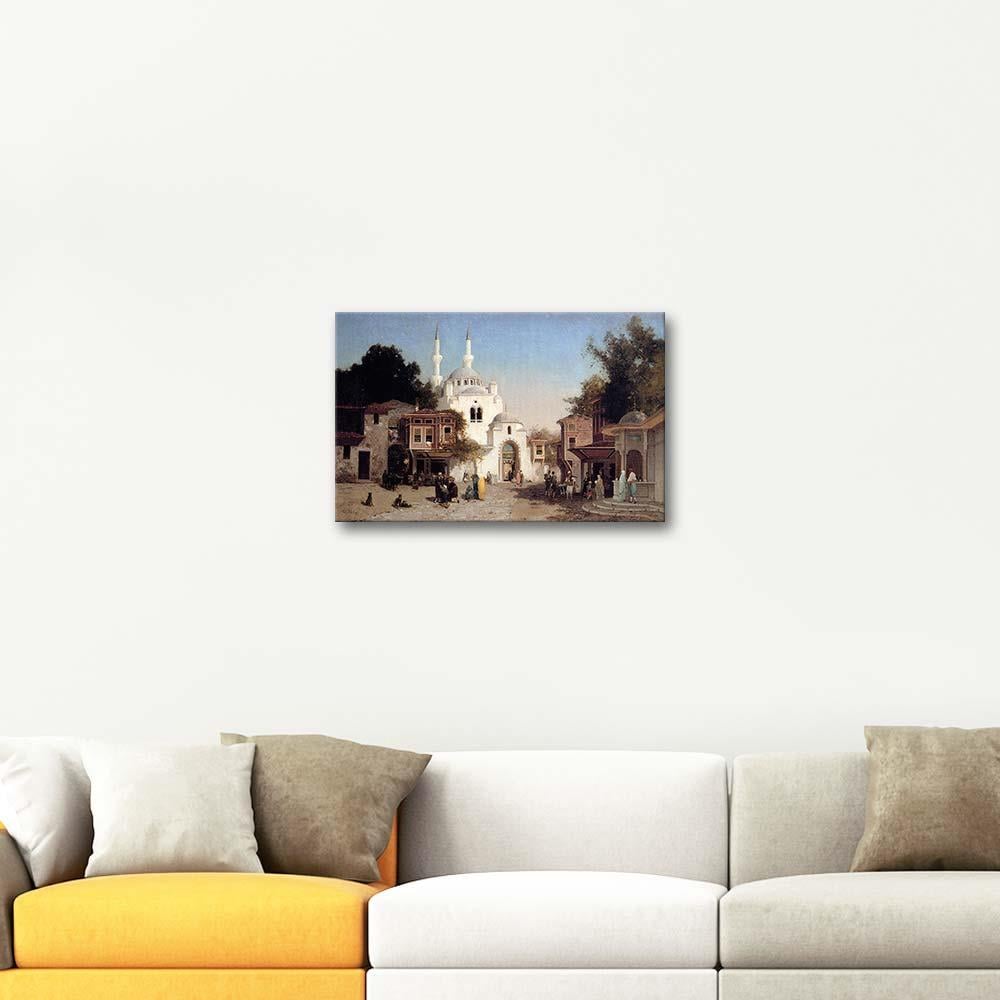 Germain Fabius Brest Cami Dışı Kanvas Tablo