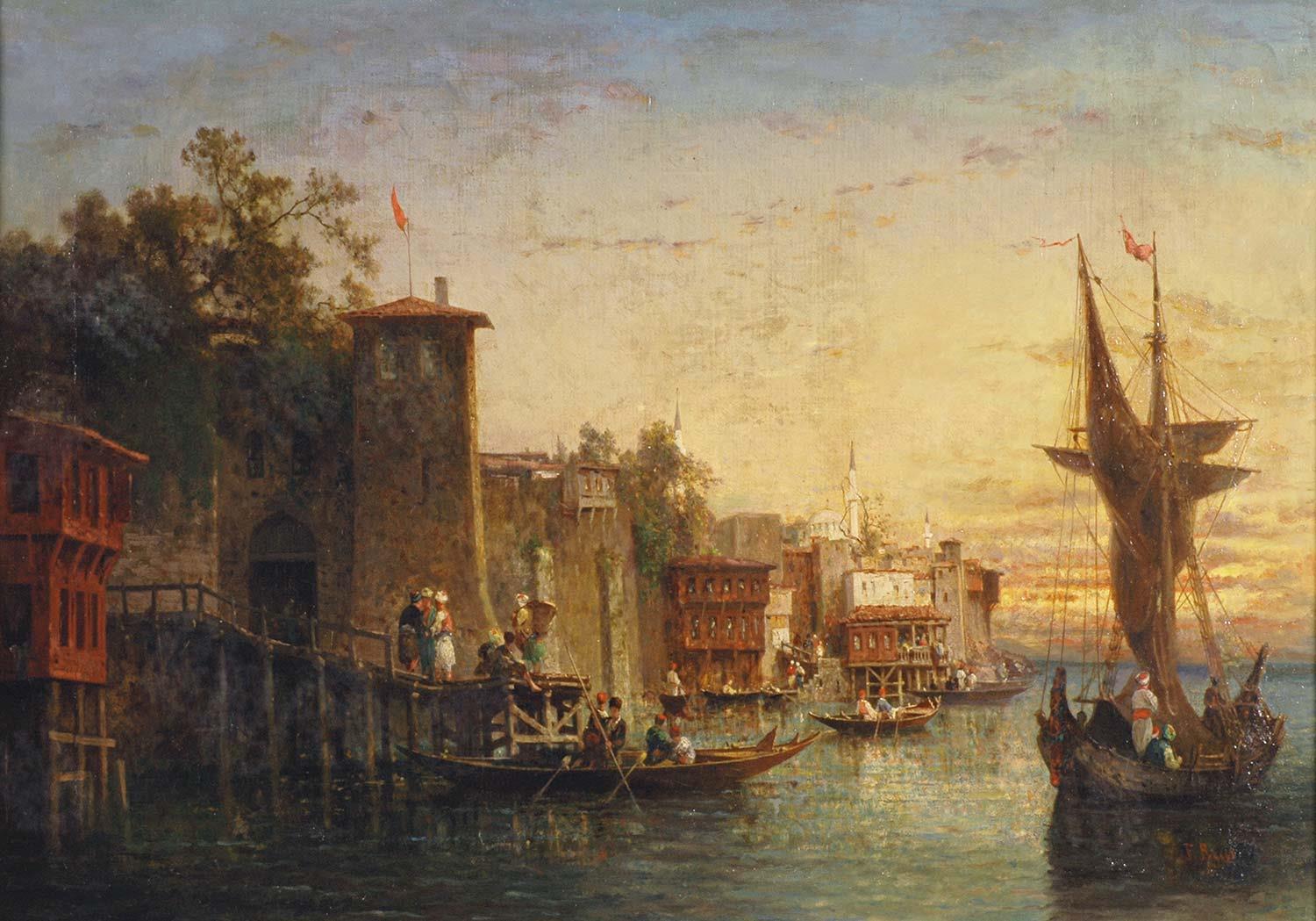 View to Bosphorus by Germain Fabius Brest