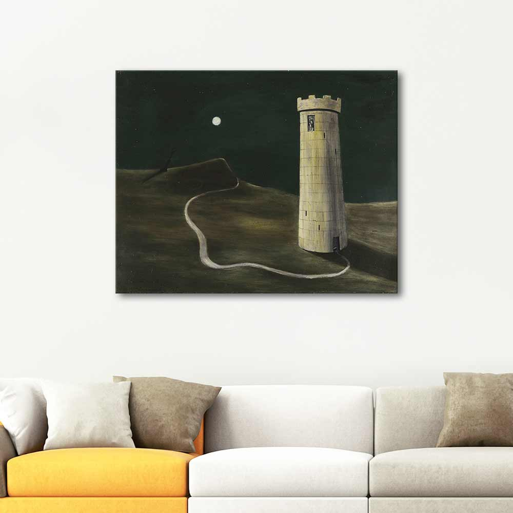Gertrude Abercrombie Fildişi Kule Kanvas Tablo