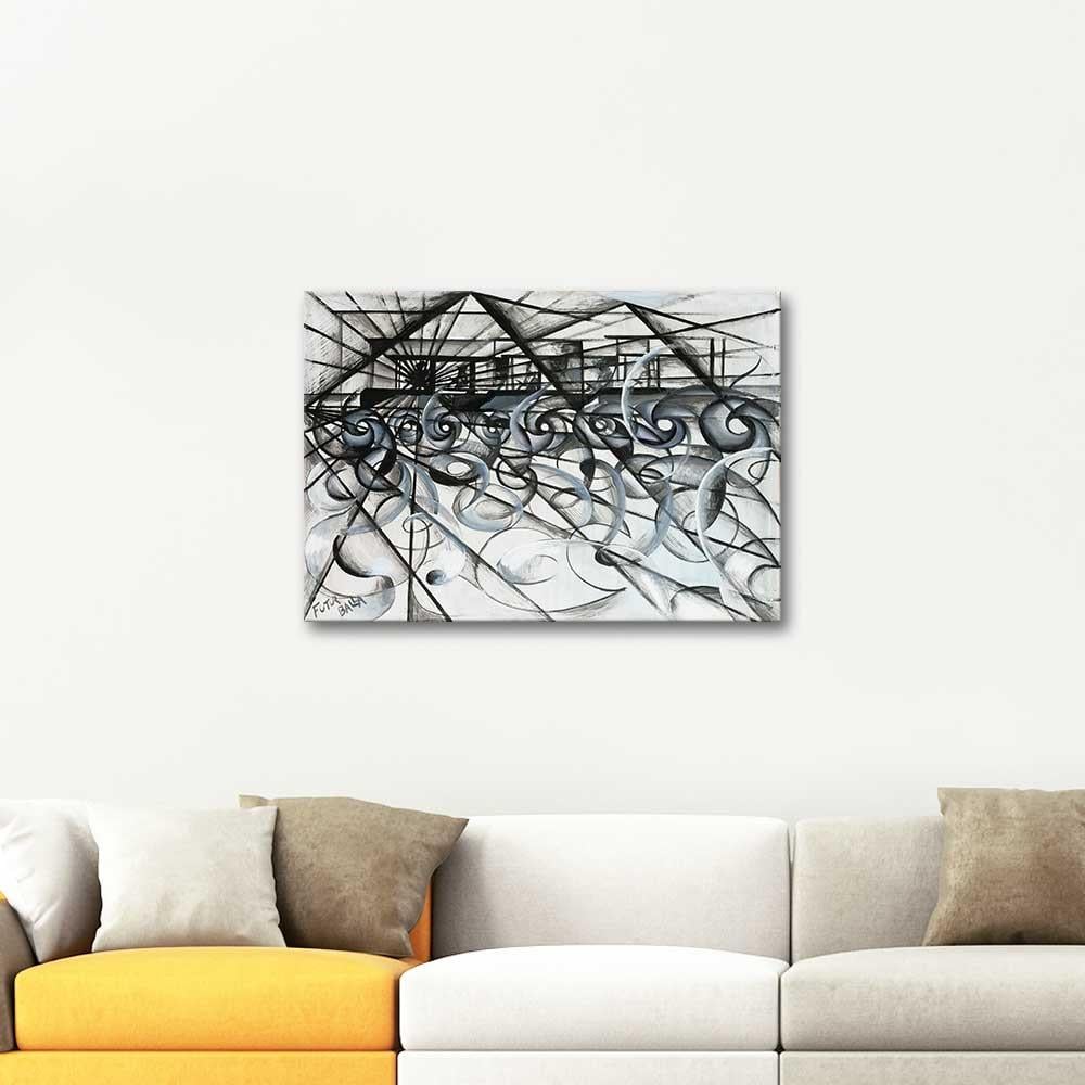 Giacomo Balla Racing Cars Art Print