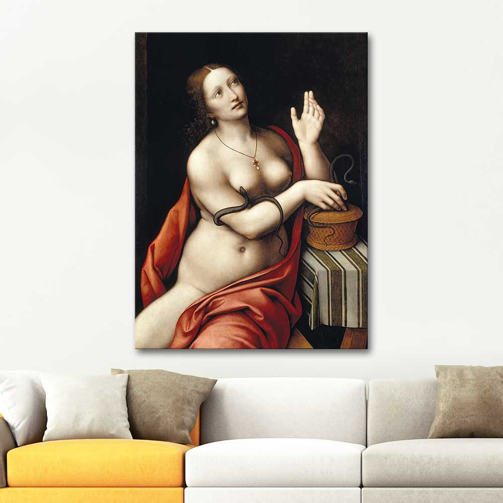 Giampietrino Kleopatra Kanvas Tablo