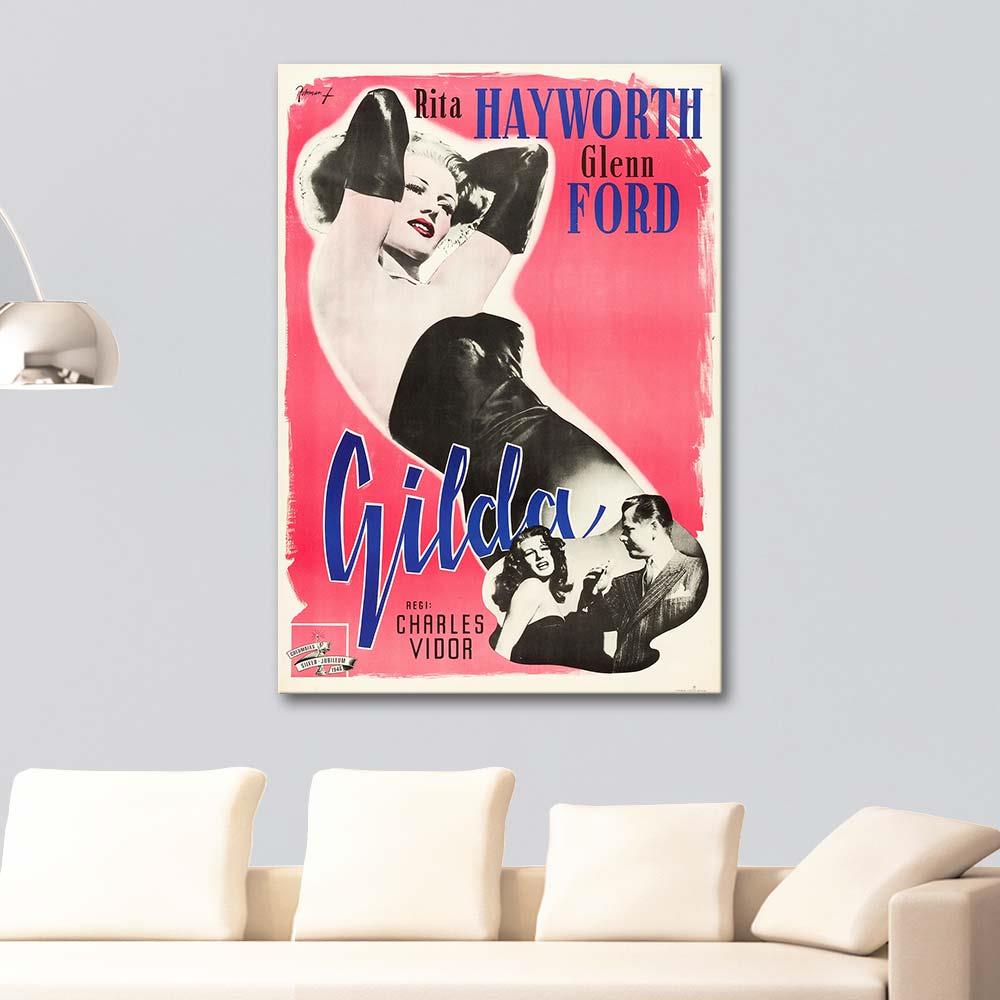 Eric Rohman Gilda Rita Hayworth Kanvas Tablo