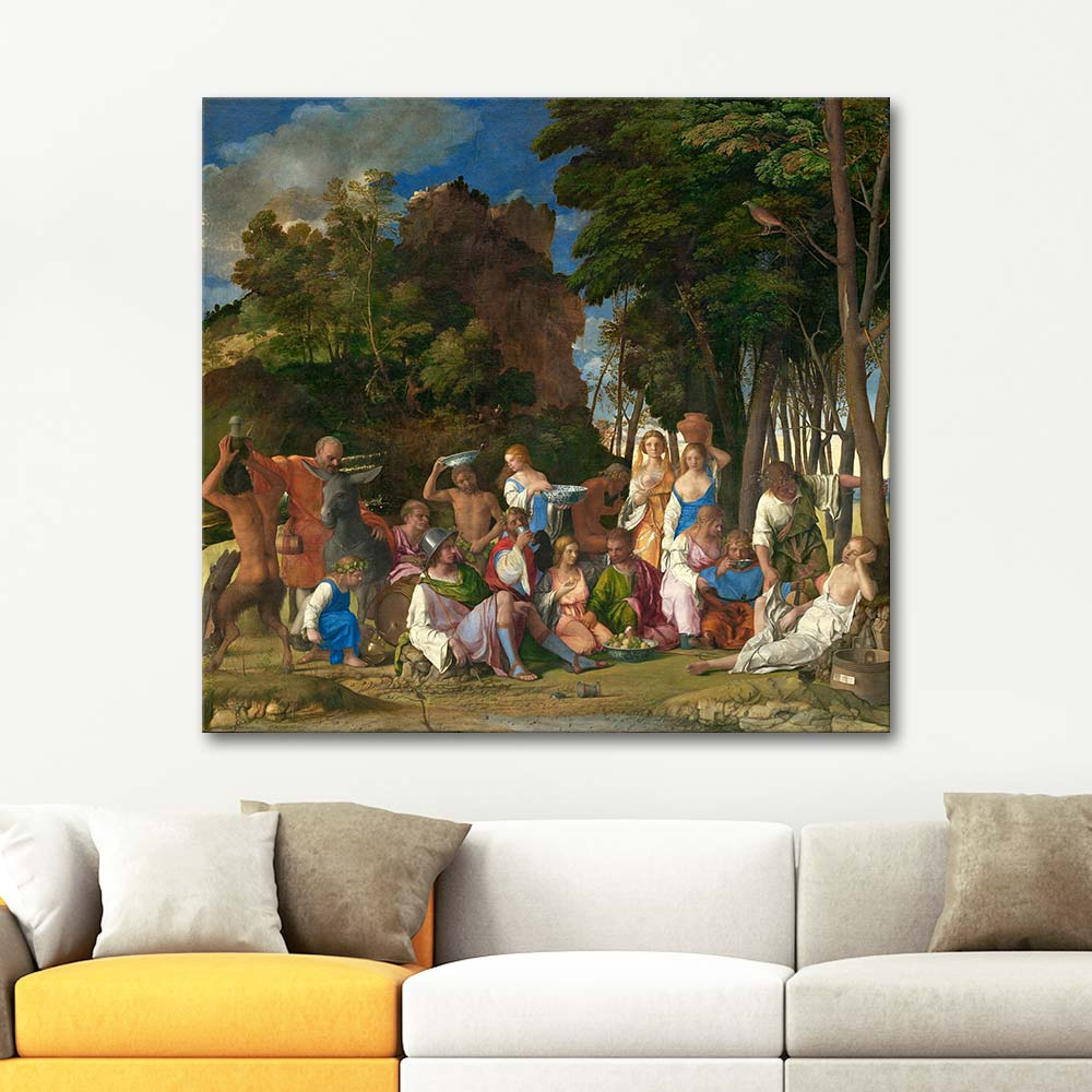 Giovanni Bellini The Feast of the Gods Art Print