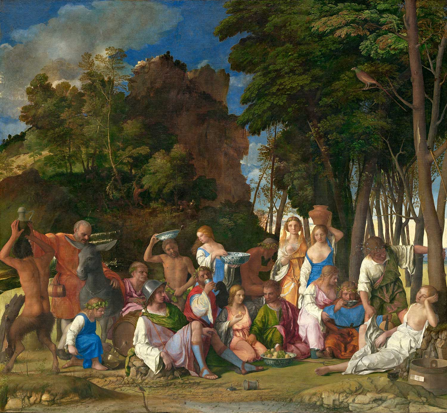 The Feast of the Gods by Giovanni Bellini