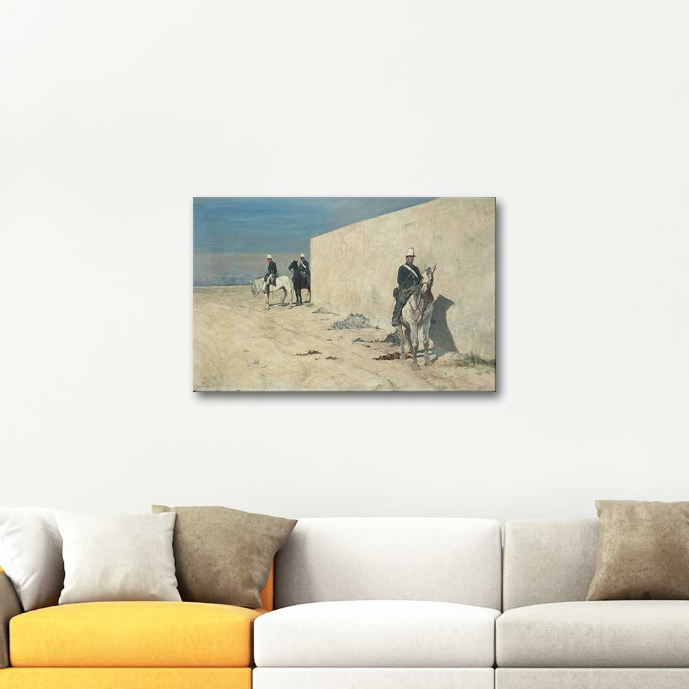 Giovanni Fattori Nöbet Kanvas Tablo