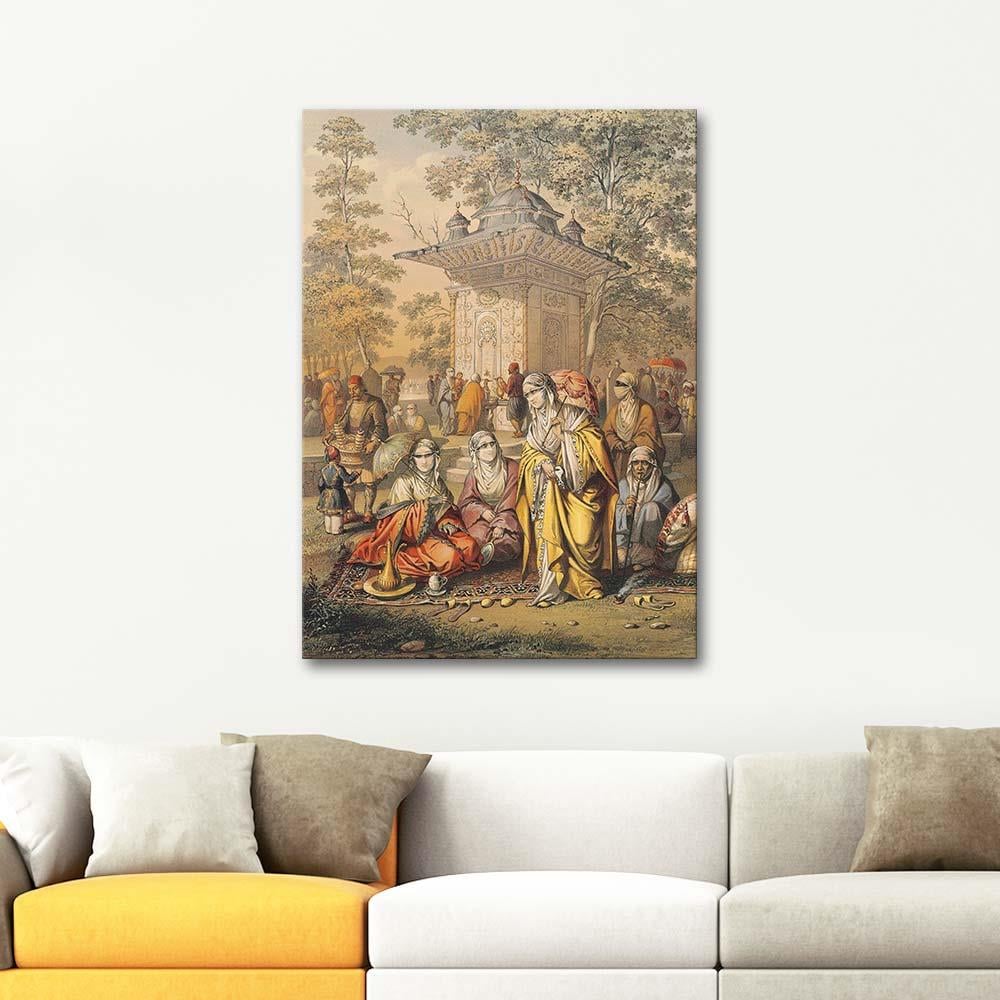 Giovanni Jean Brindesi Constantinople Scene Art Print