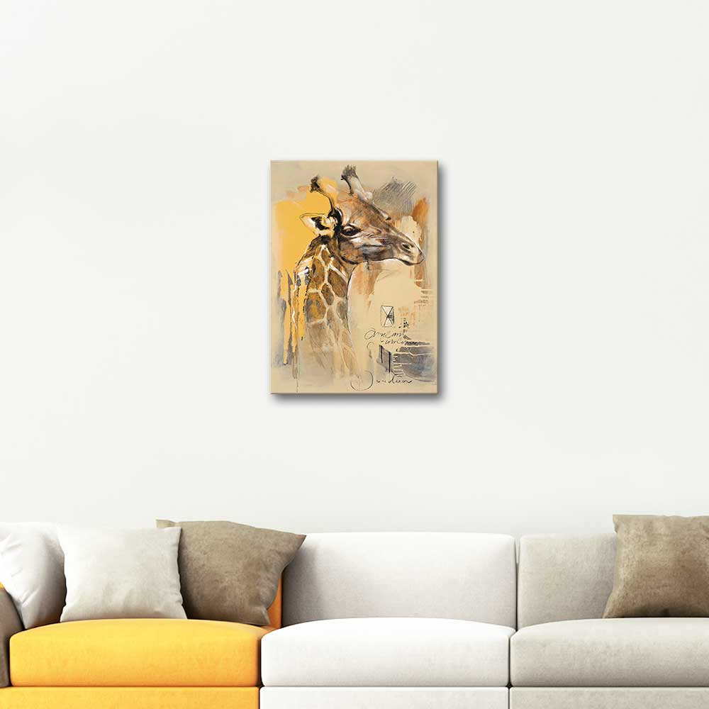 Giraffe Composition Art Print