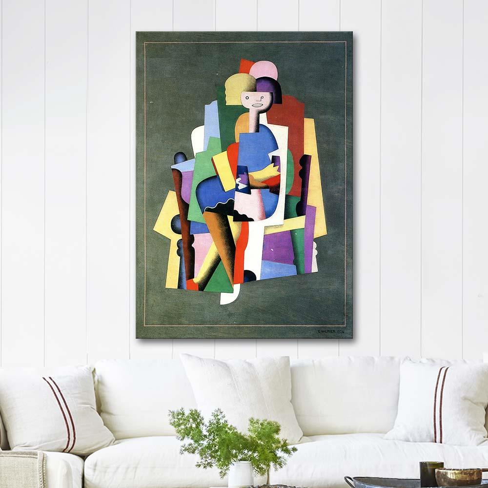 Girl Reading by Georges Valmier as Art Print