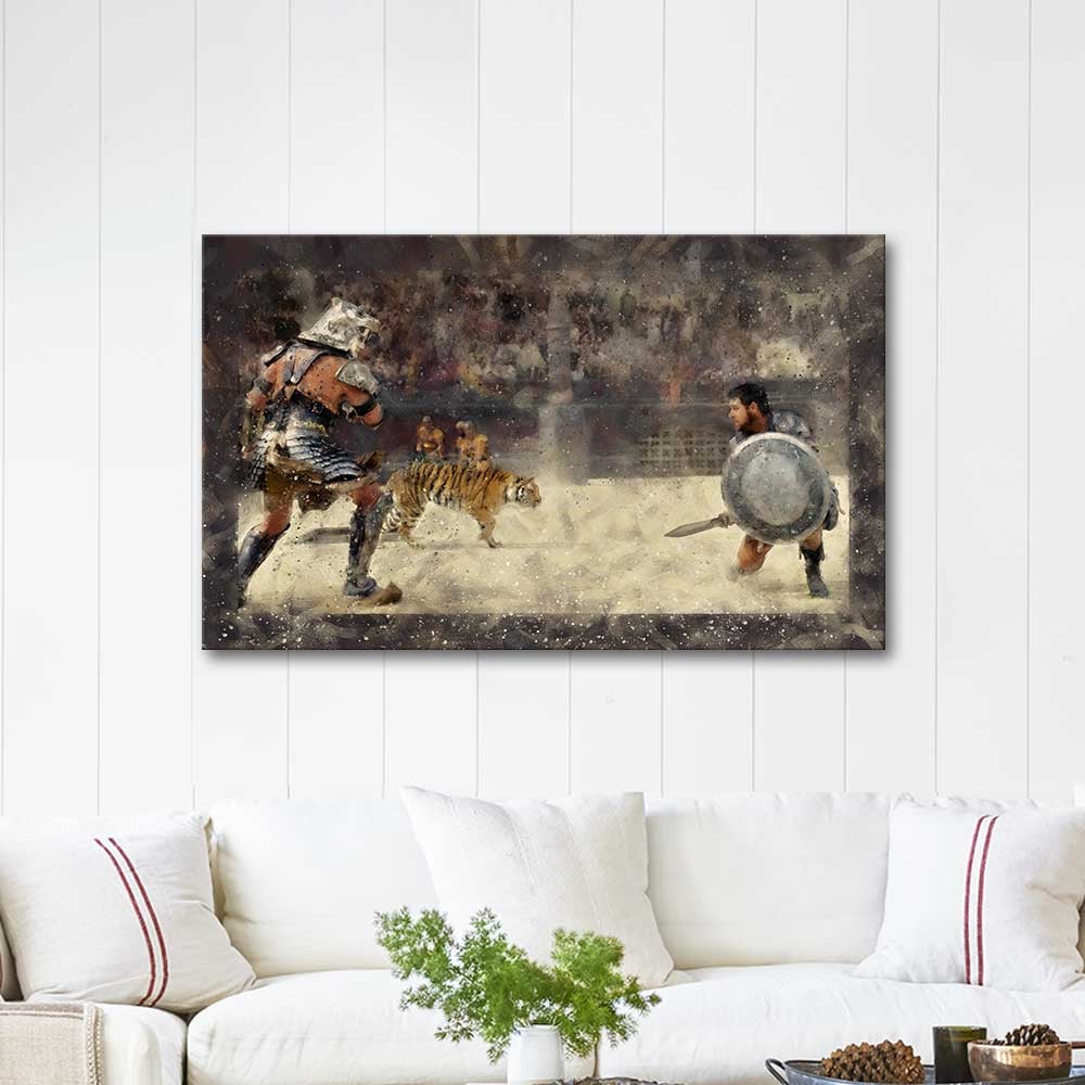Gladiator Film Scene 01 Art Print