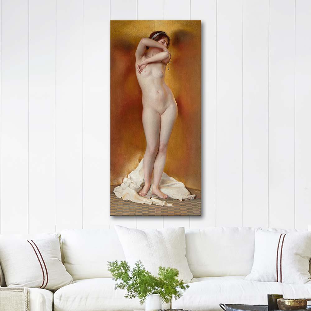 Glow of Gold, Gleam of Pearl by William McGregor Paxton as Art Print