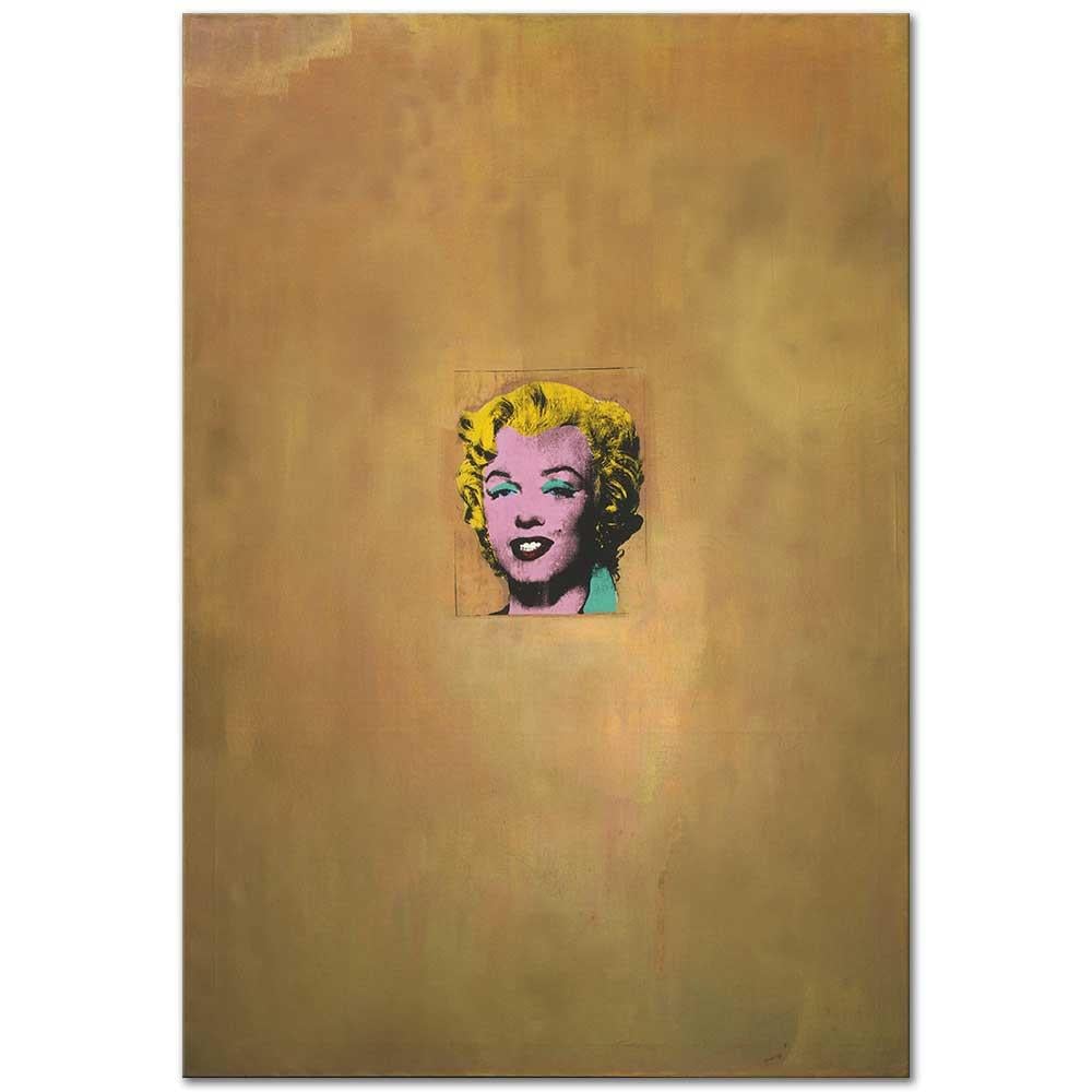 Gold Marilyn Monroe by Andy Warhol