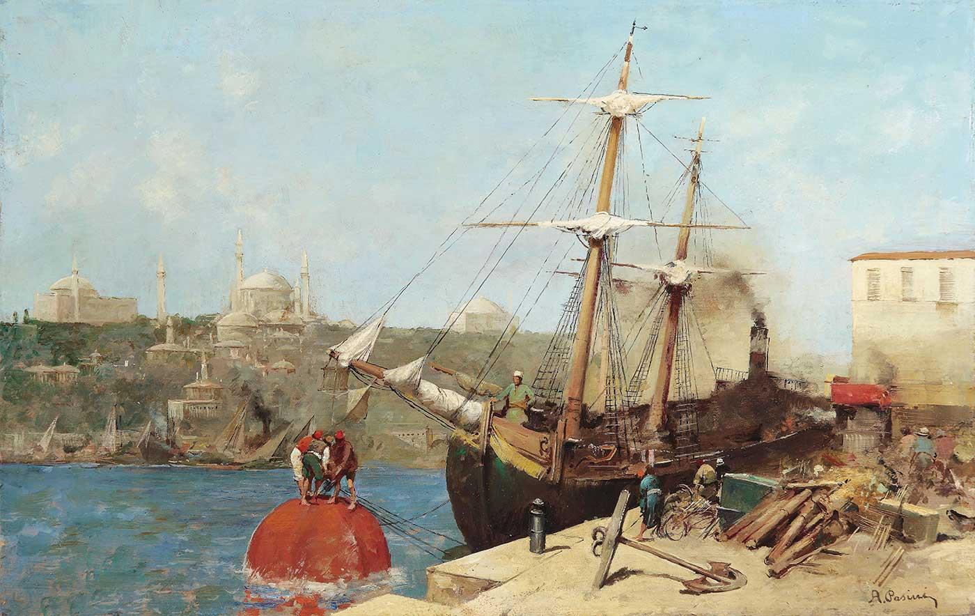 Alberto Pasini Haliç Kanvas Tablo
