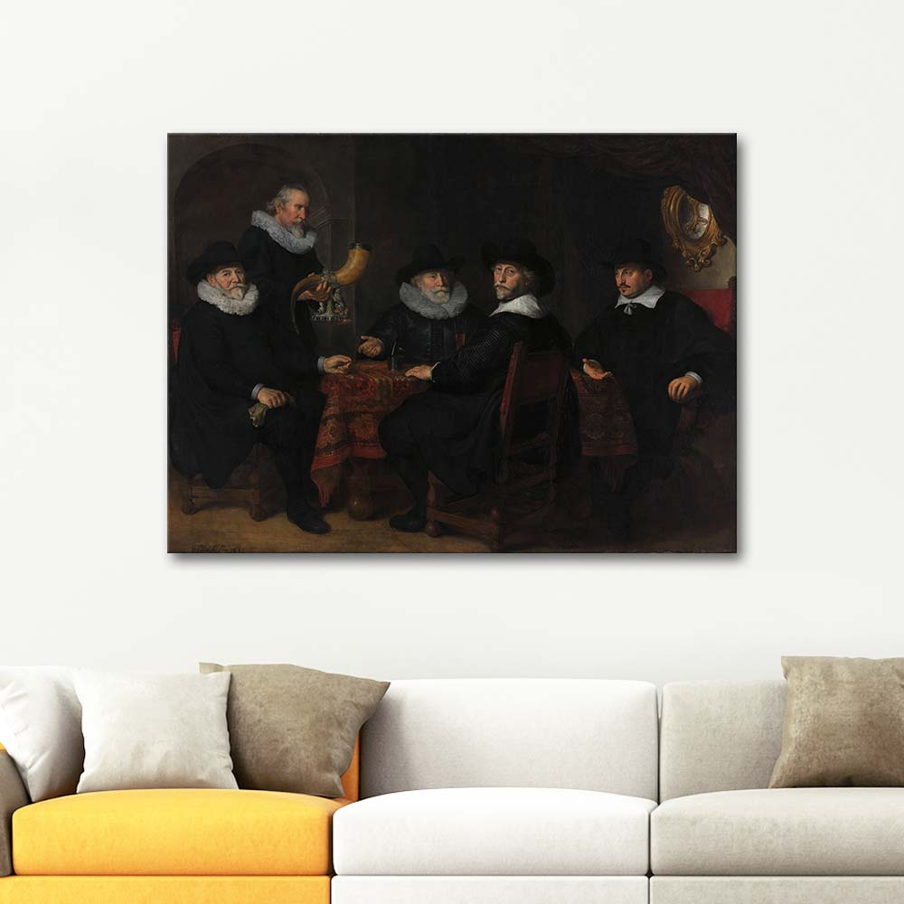 Govert Flinck The Amsterdam Civic Guards Art Print
