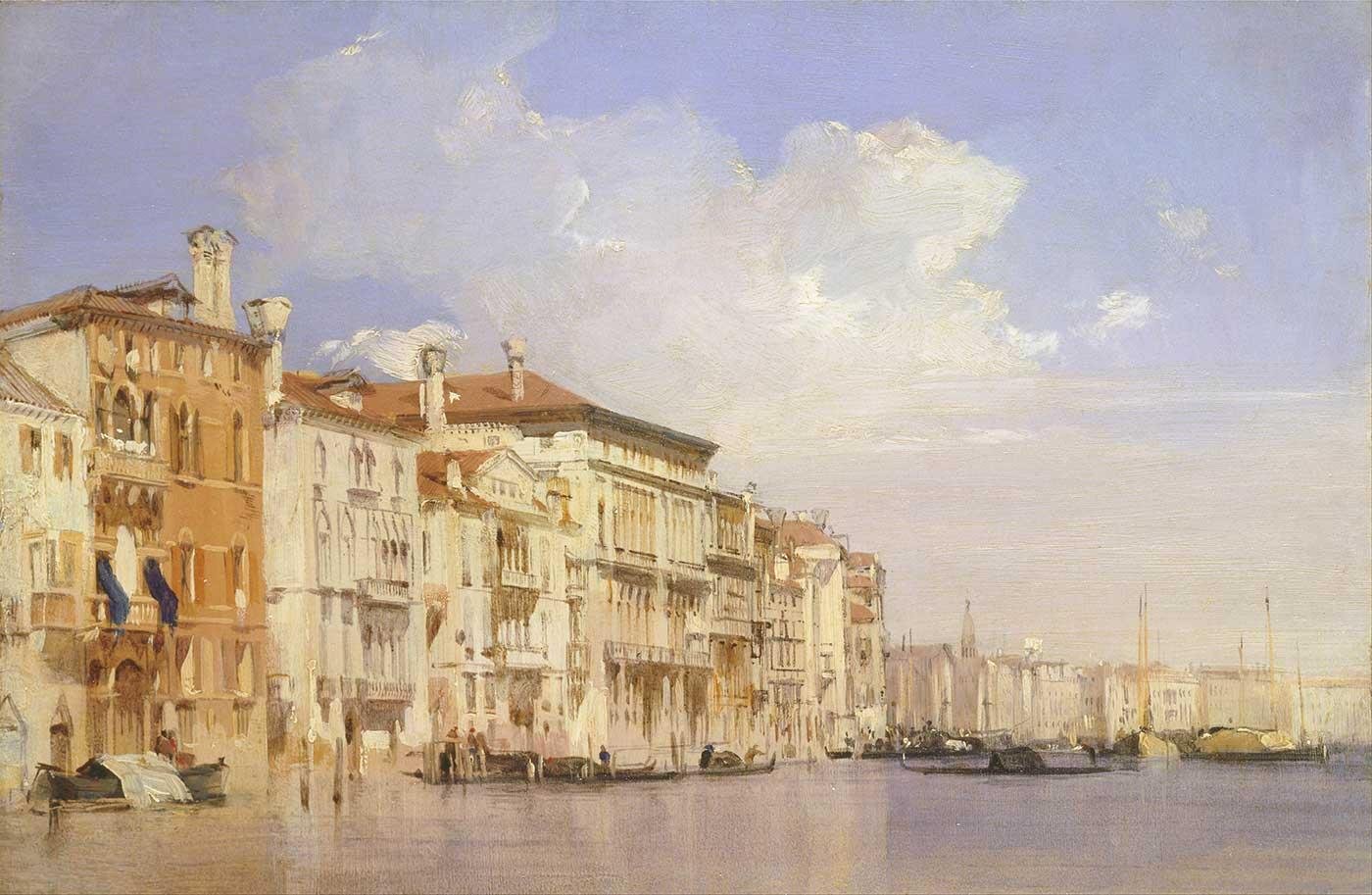 Grand Canal Venice by Richard Parkes Bonington
