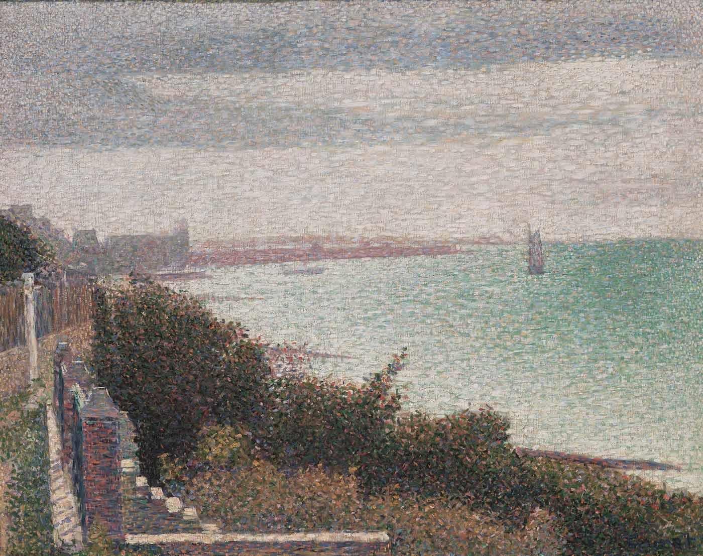 Georges Seurat Grandcamp Akşamı Kanvas Tablo