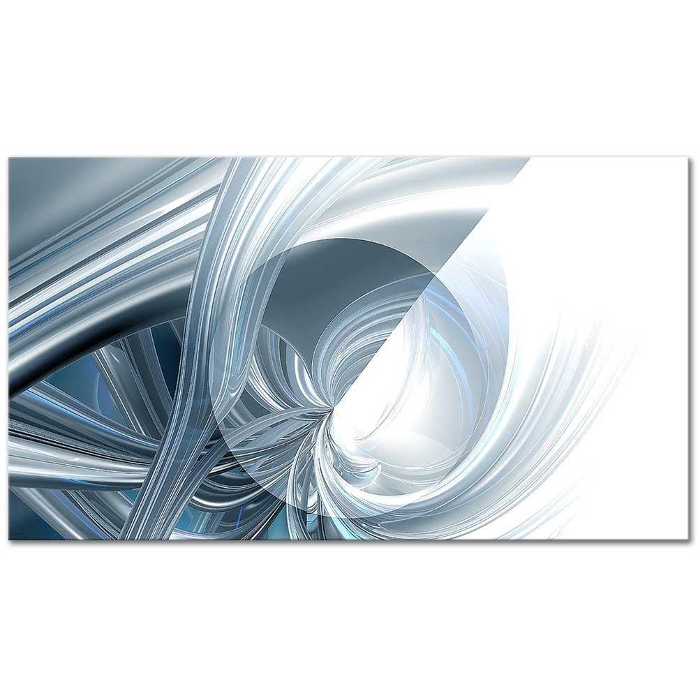 Gri Kesişmeler Kanvas Tablo