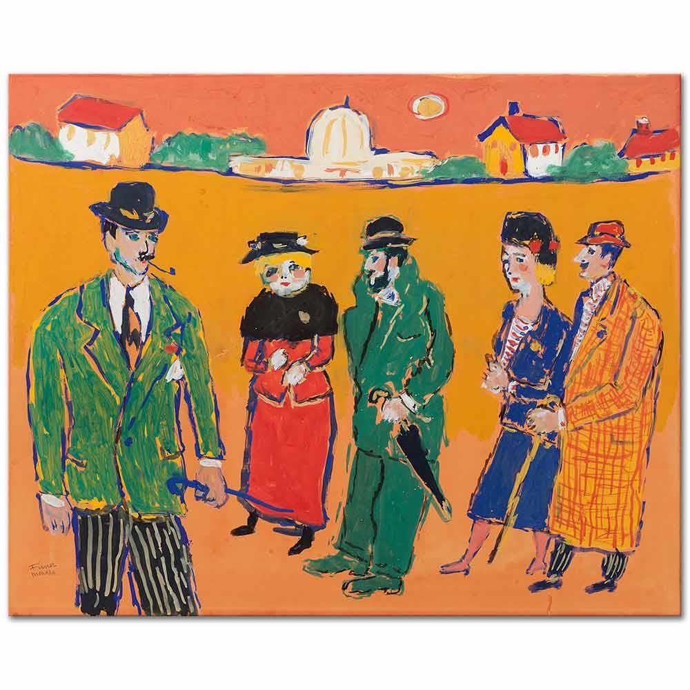 Greetings by Fikret Mualla as Art Print