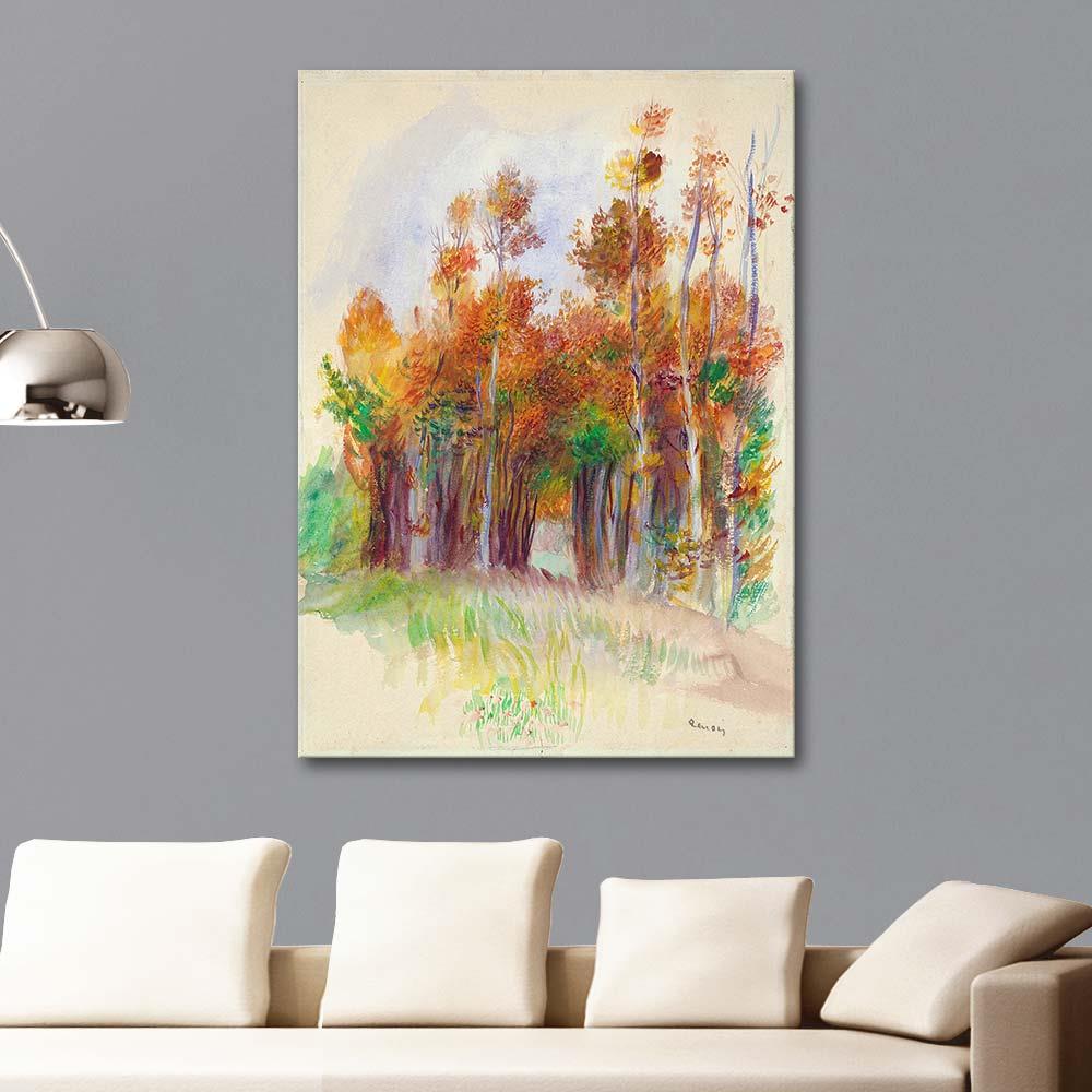 Grove of Trees by Pierre Auguste Renoir as Art Print