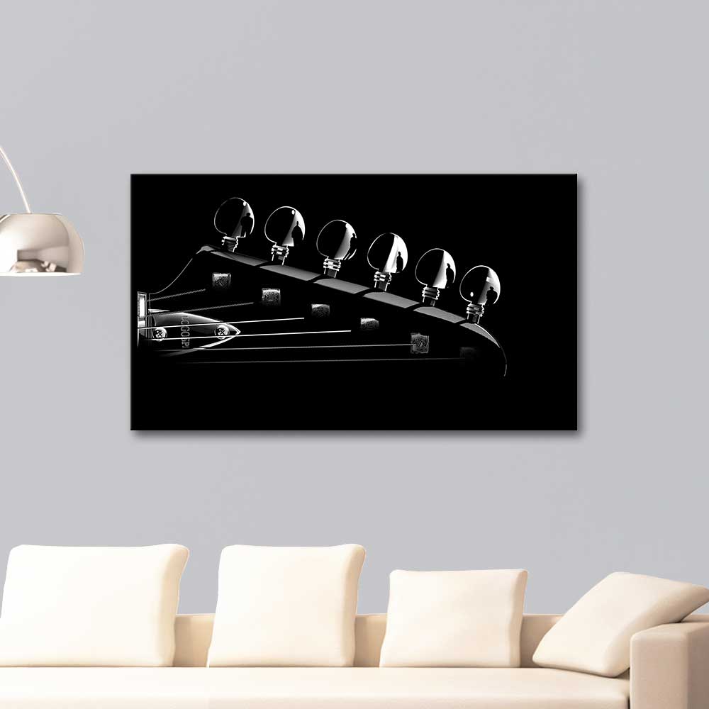 Guitar Head Art Print