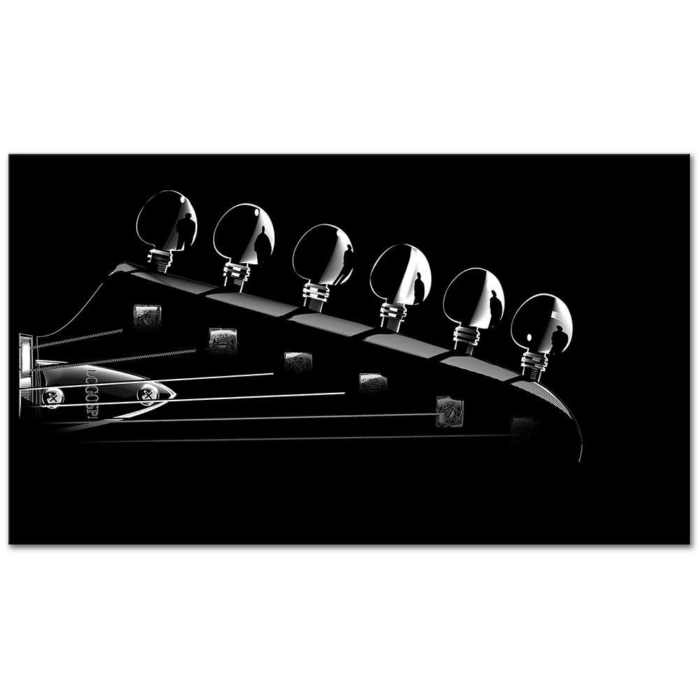 Guitar Head as Art Print