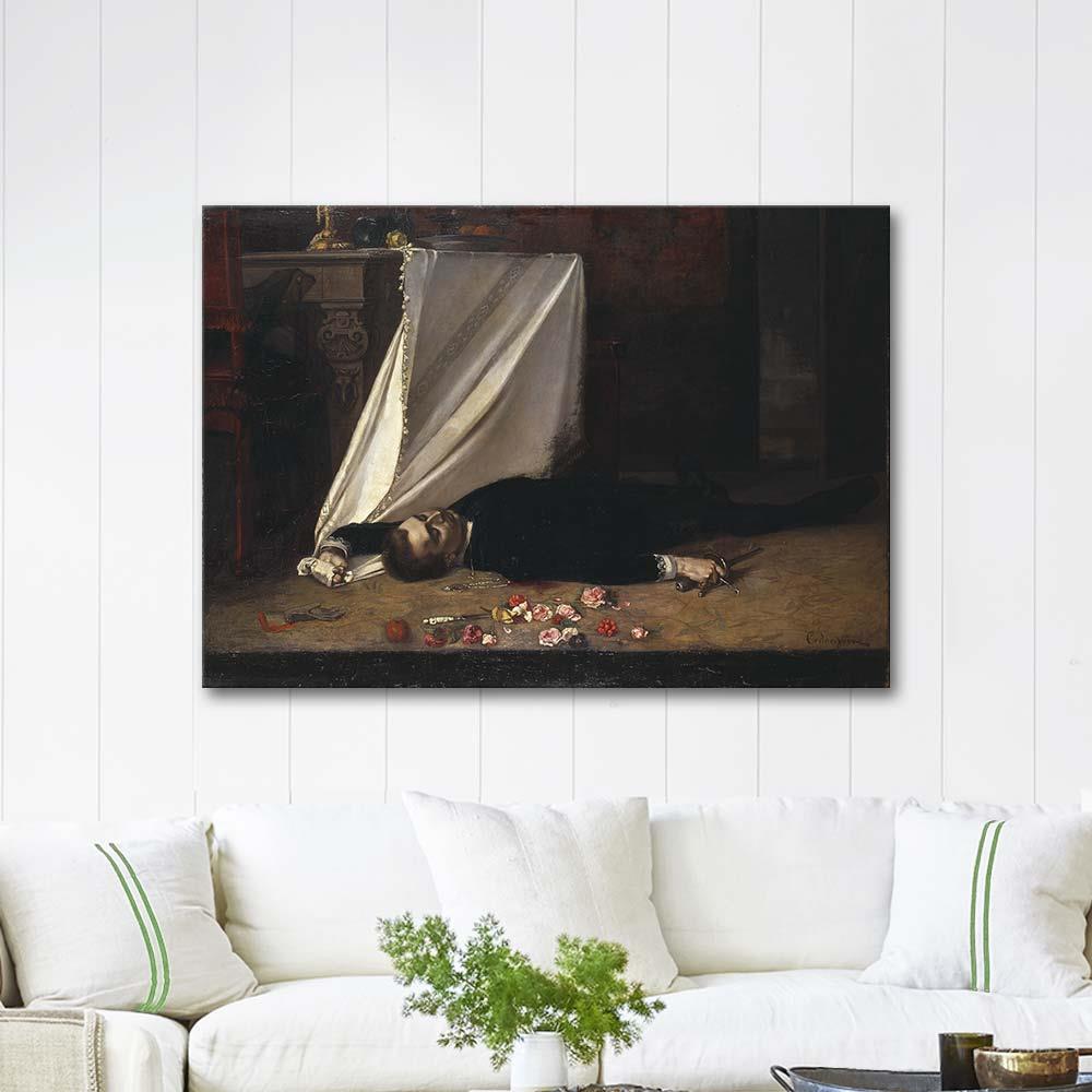 Gustaf Cederström Epilogue Art Print