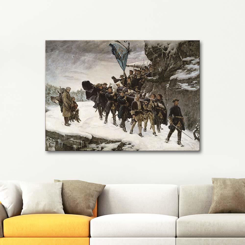 Gustaf Cederström Funeral of Karl XII Art Print