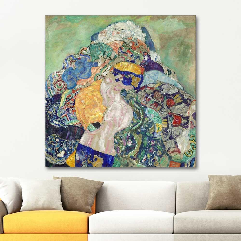 Gustav Klimt Baby (Cradle) Art Print