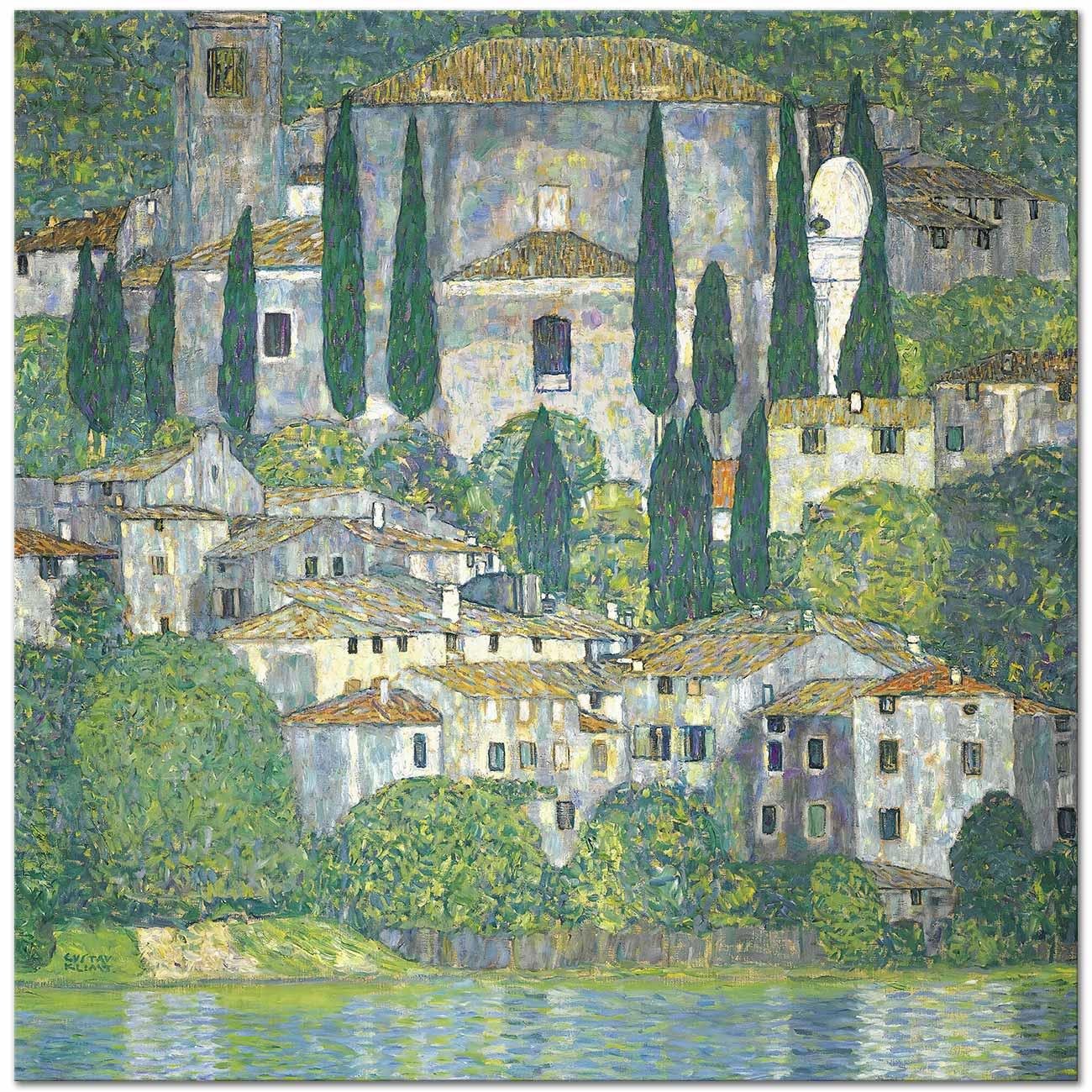 Church In Cassone by Gustav Klimt