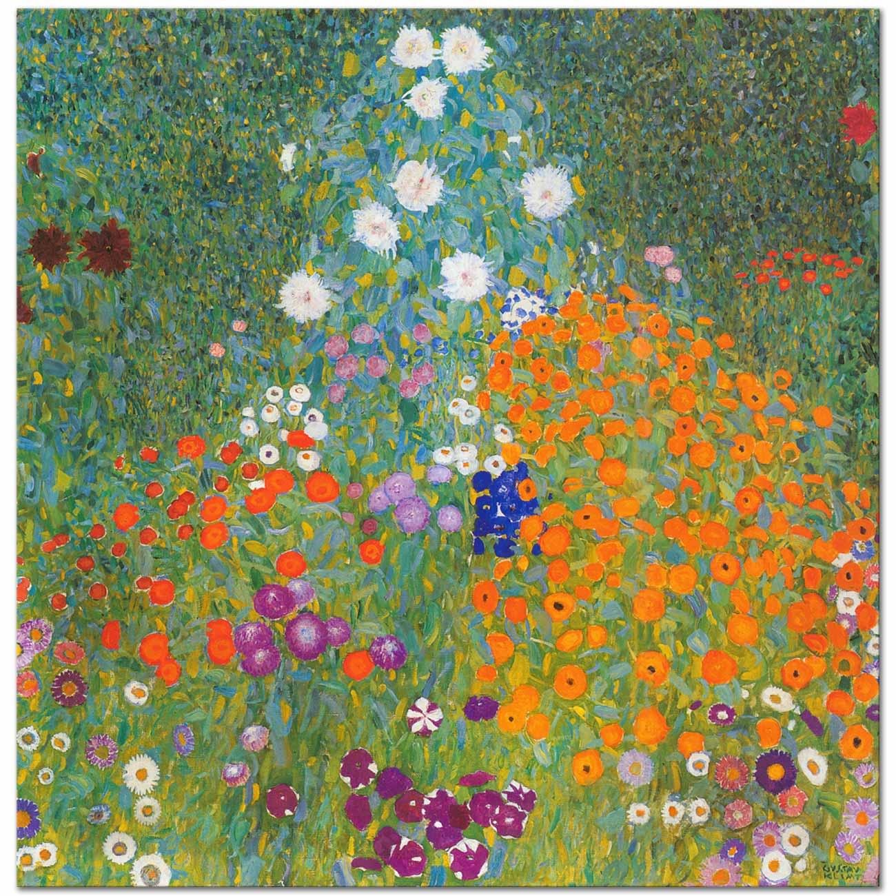 Cottage Garden by Gustav Klimt