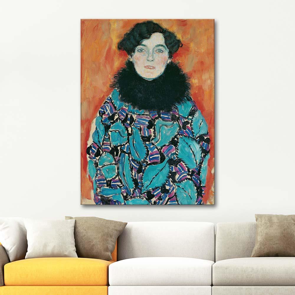 Gustav Klimt Portrait Of Johanna Staude Art Print