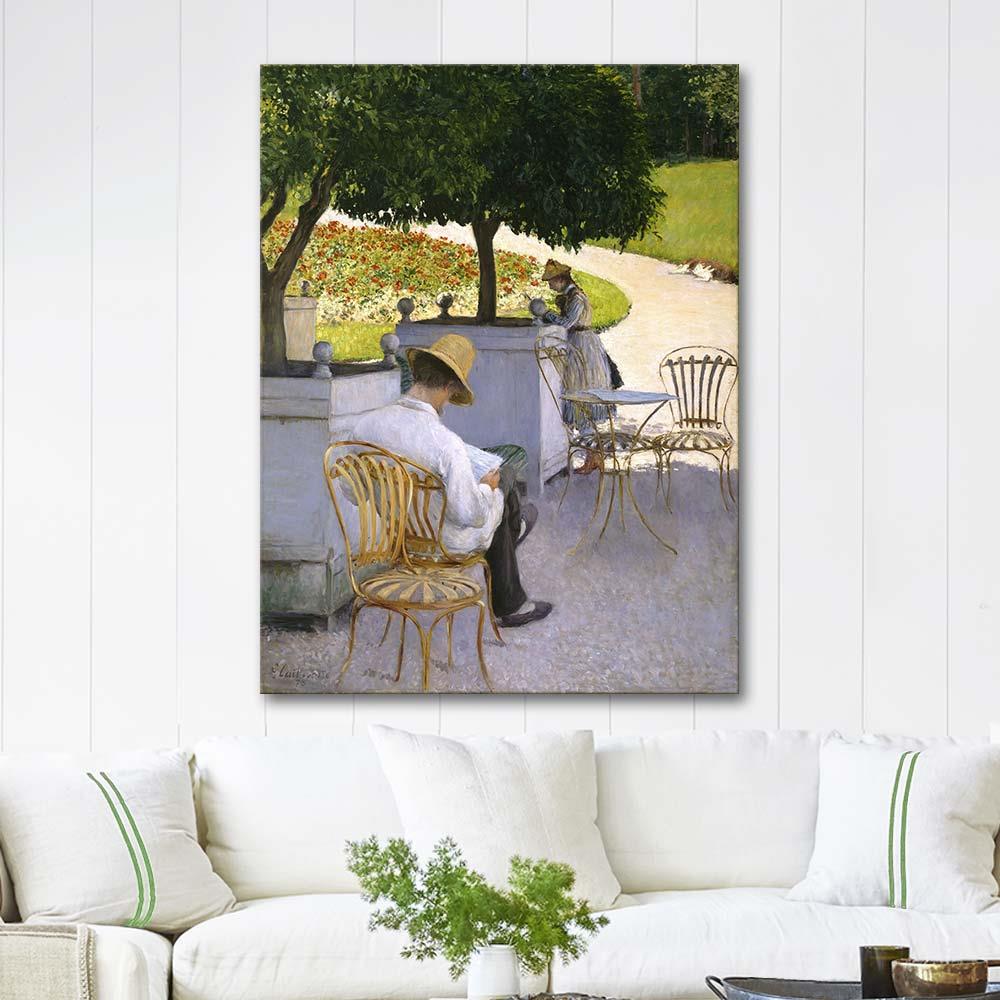 Gustave Caillebotte The Orange Trees Art Print