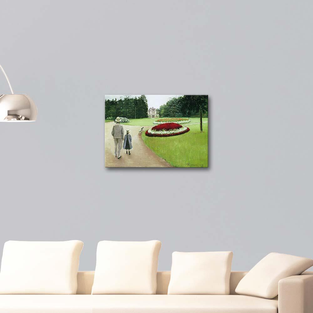 Gustave Caillebotte The Park on the Caillebotte Property at Yerres Art Print