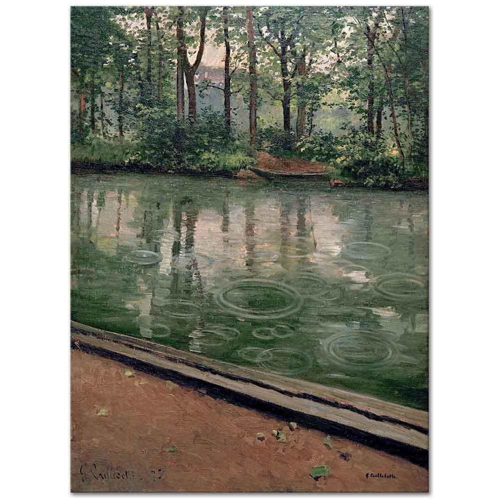 The Yerres Rain by Gustave Caillebotte