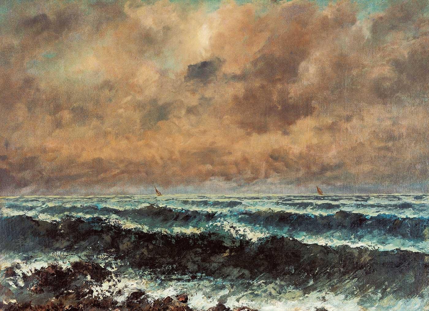 Gustave Courbet Autumn Sea Art Print