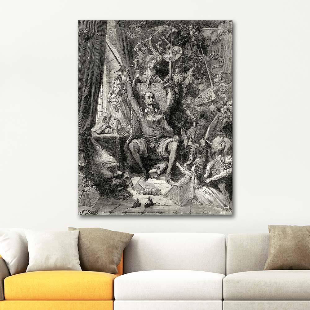 Gustave Dore Don Quixote Art Print