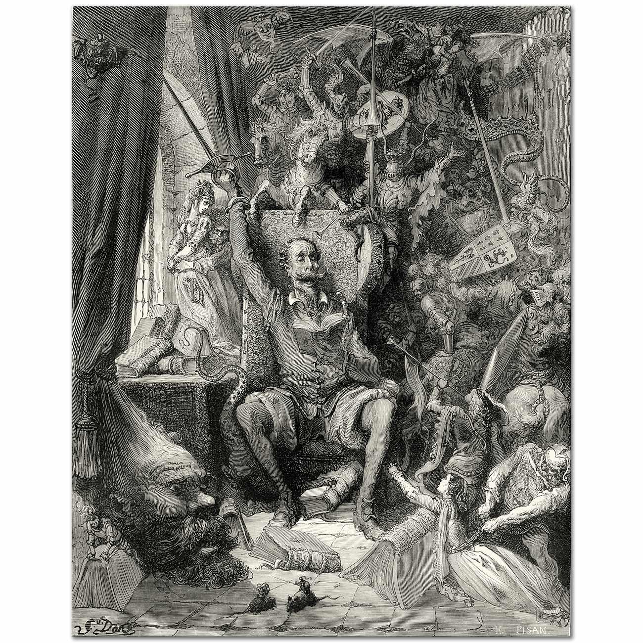 Don Quixote by Gustave Dore