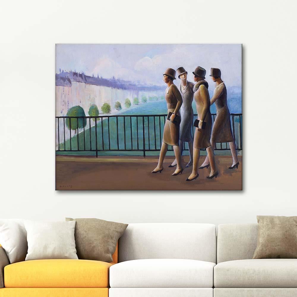 Guy Pene du Bois Americans in Paris Art Print