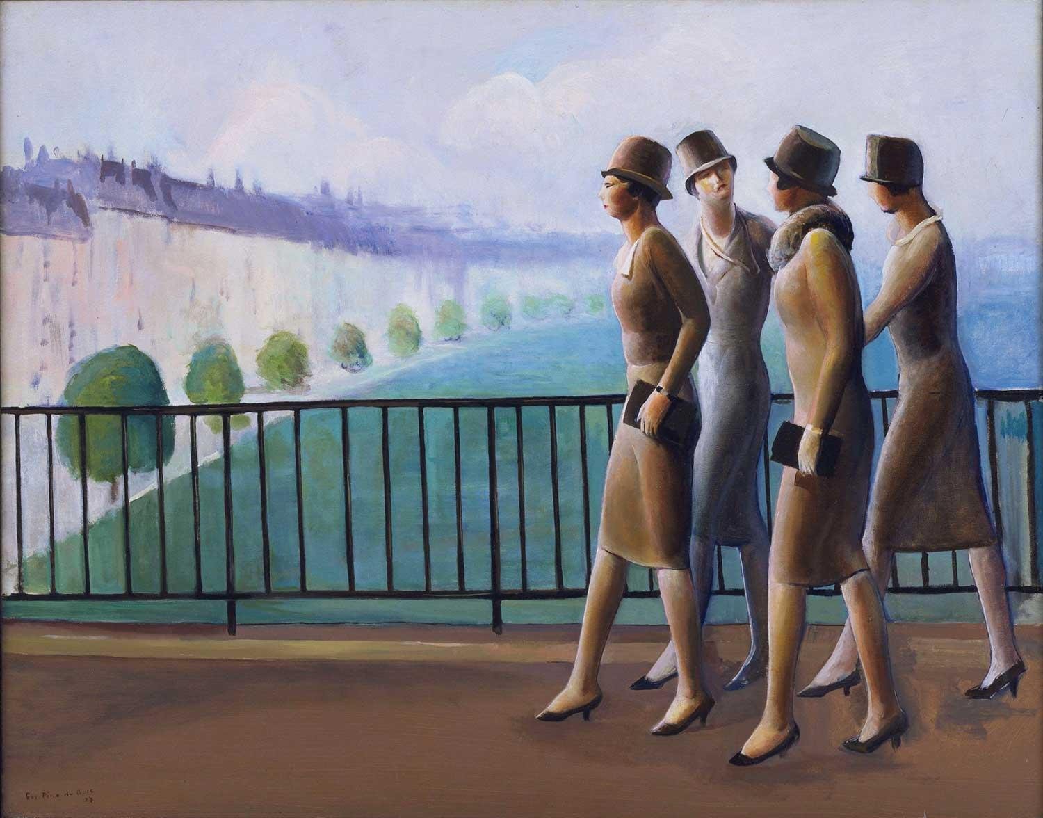 Americans in Paris by Guy Pene du Bois