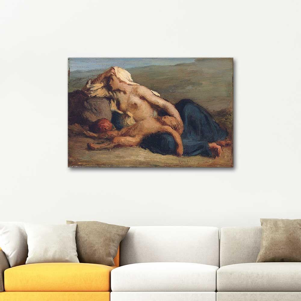 Jean-Francois Millet Hacer ve İsmail Kanvas Tablo
