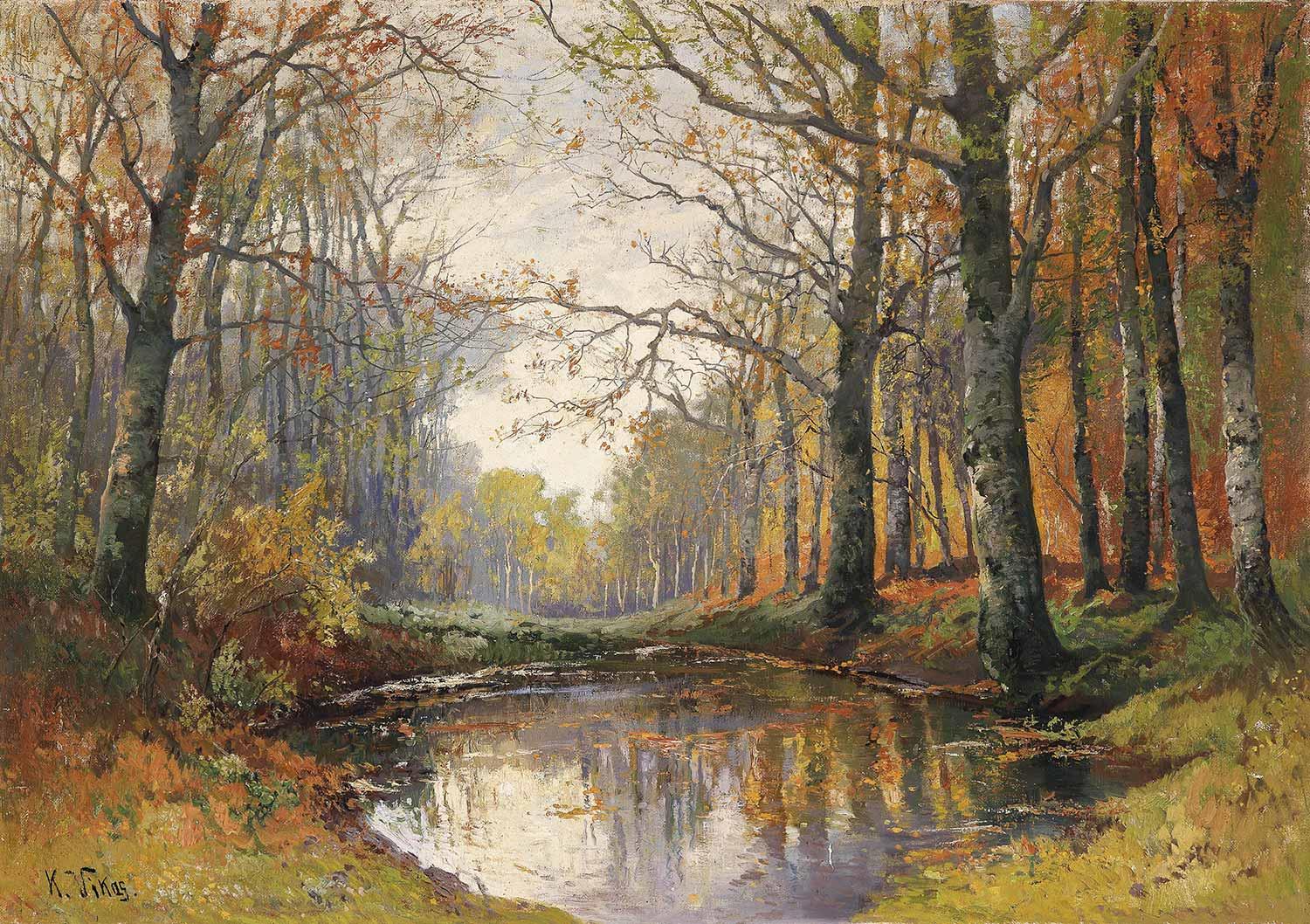 Forest by Hans Andersen Brendekilde