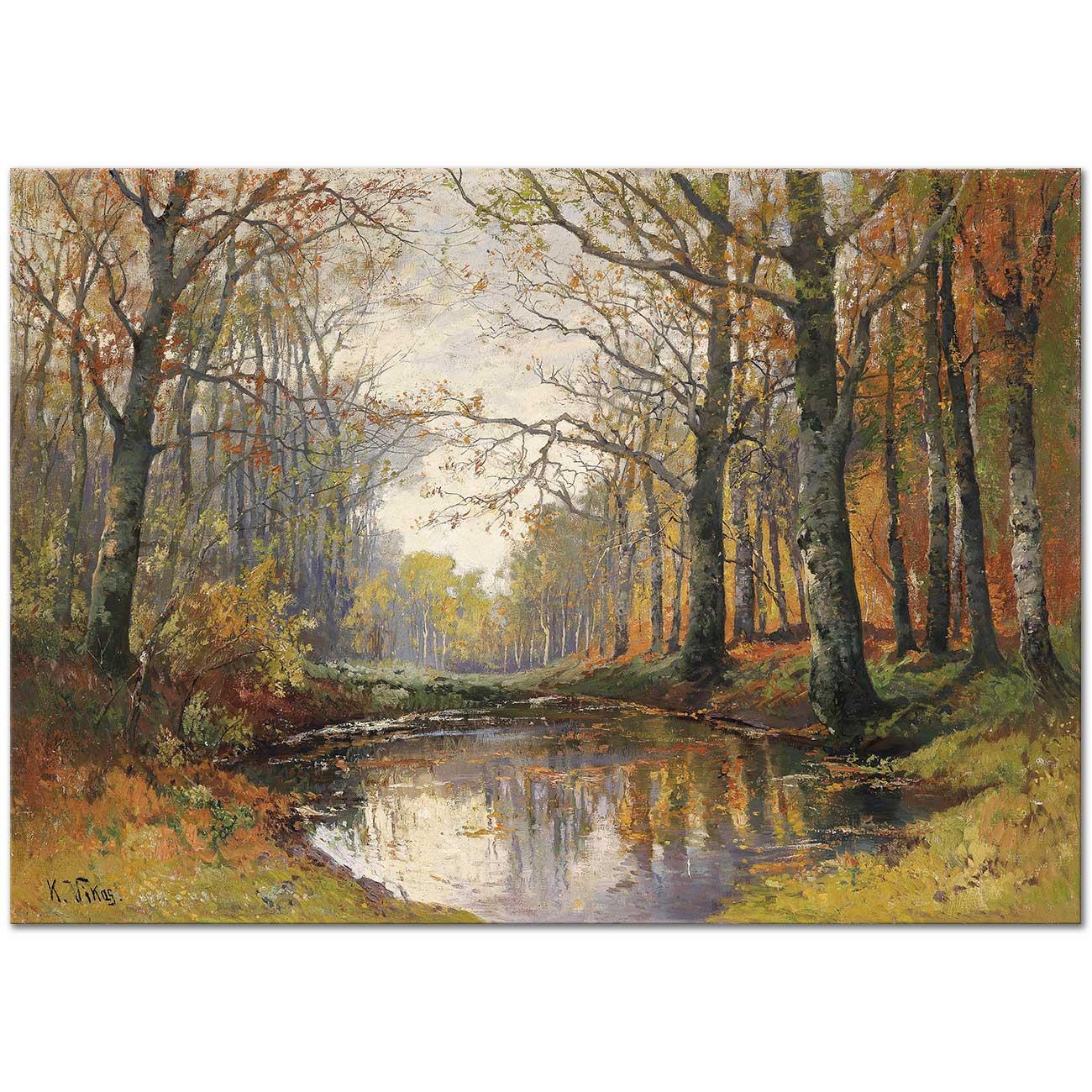 Forest by Hans Andersen Brendekilde