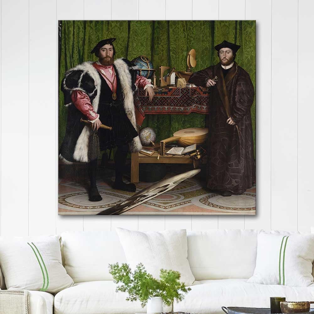 Hans Holbein The Ambassadors Art Print