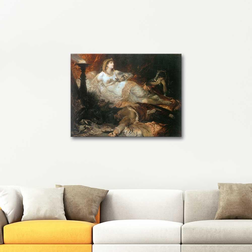 Hans Makart The Death of Cleopatra Art Print