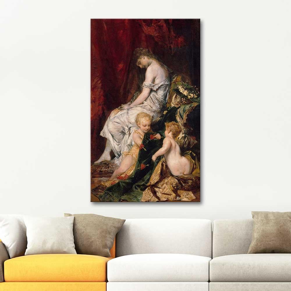 Hans Makart The Dream After The Ball Art Print
