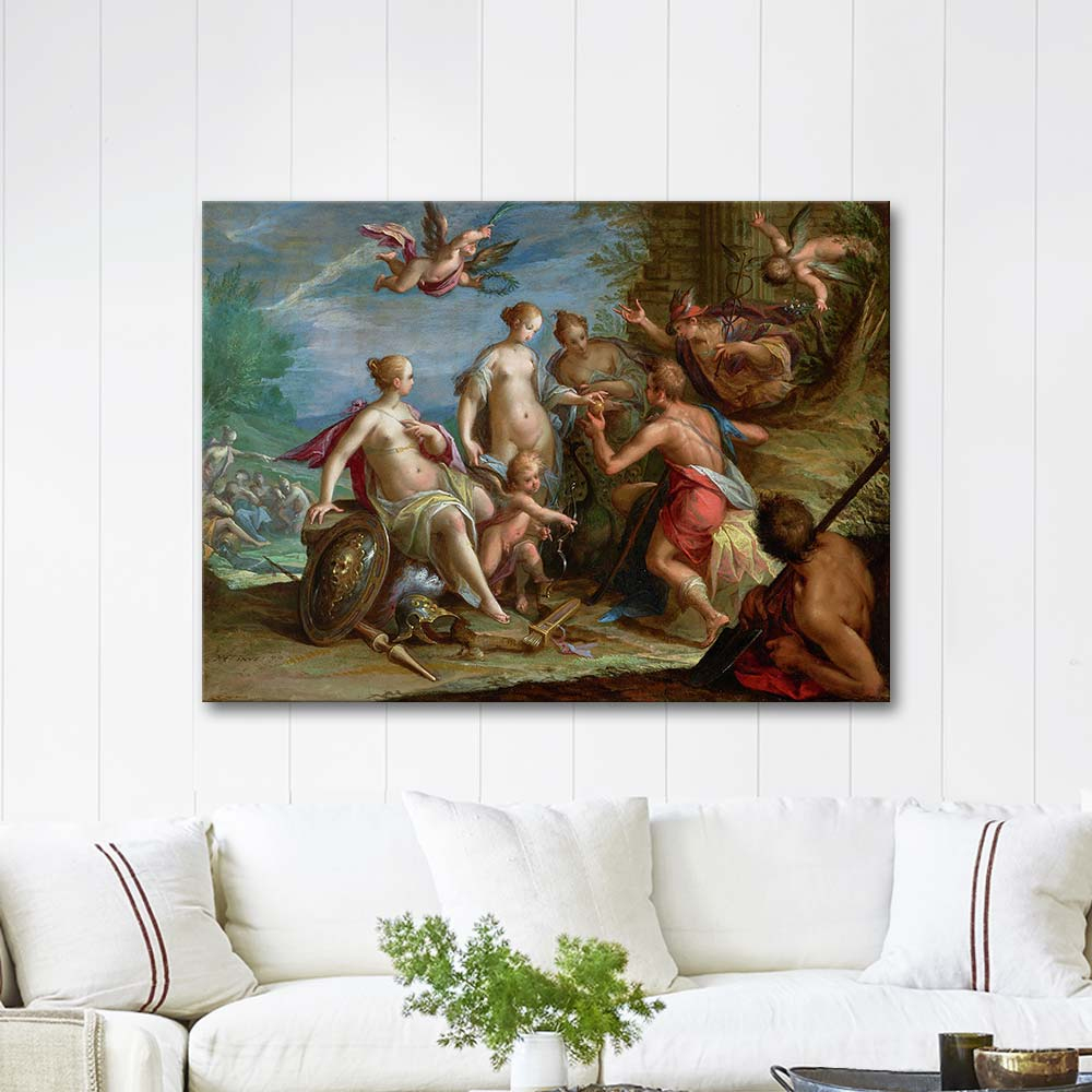 Hans von Aachen The Judgment of Paris Art Print