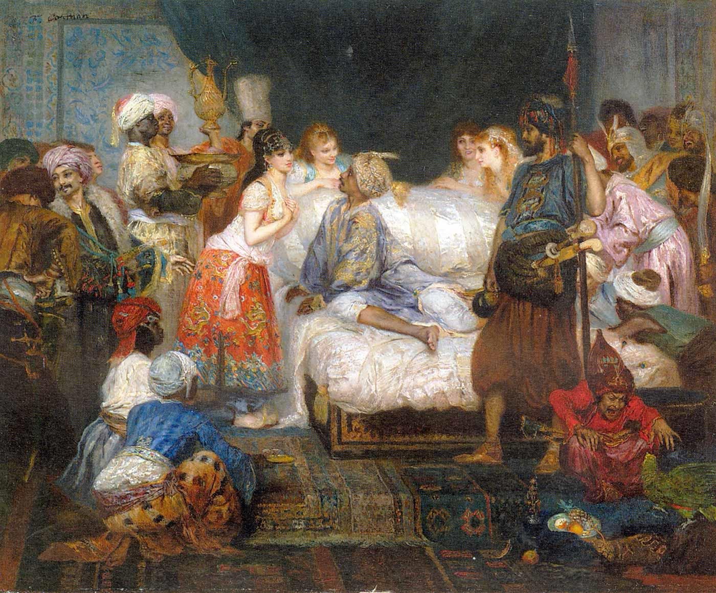 Harem by Fernand Cormon as Art Print