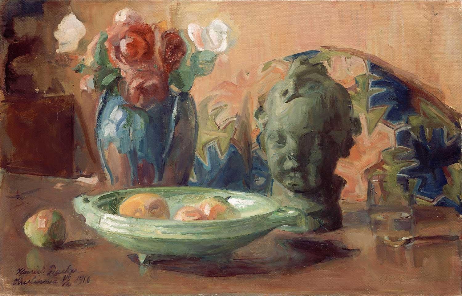 Harriet Backer Natürmort Kanvas Tablo
