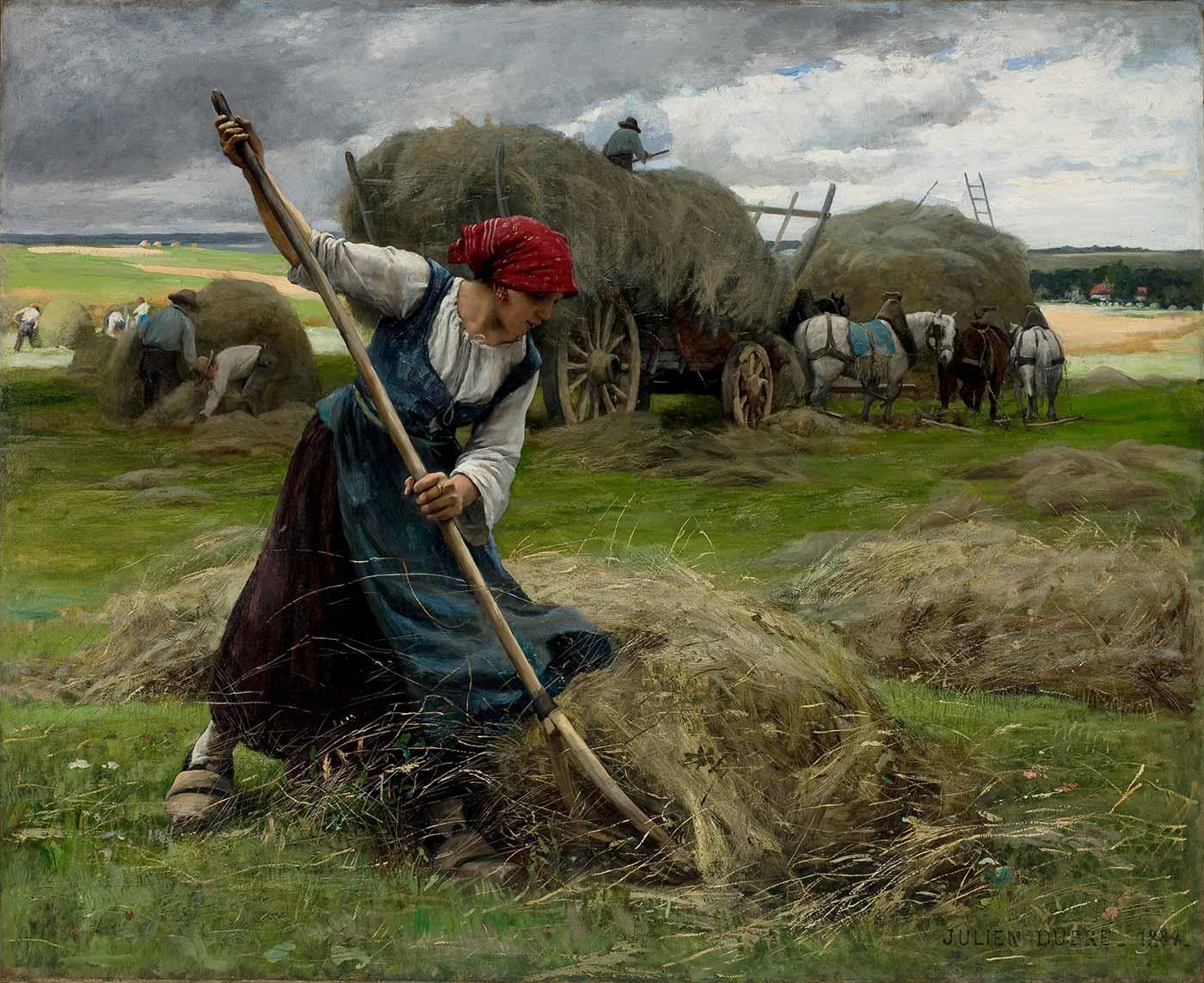 Haying Scene by Julien Dupre