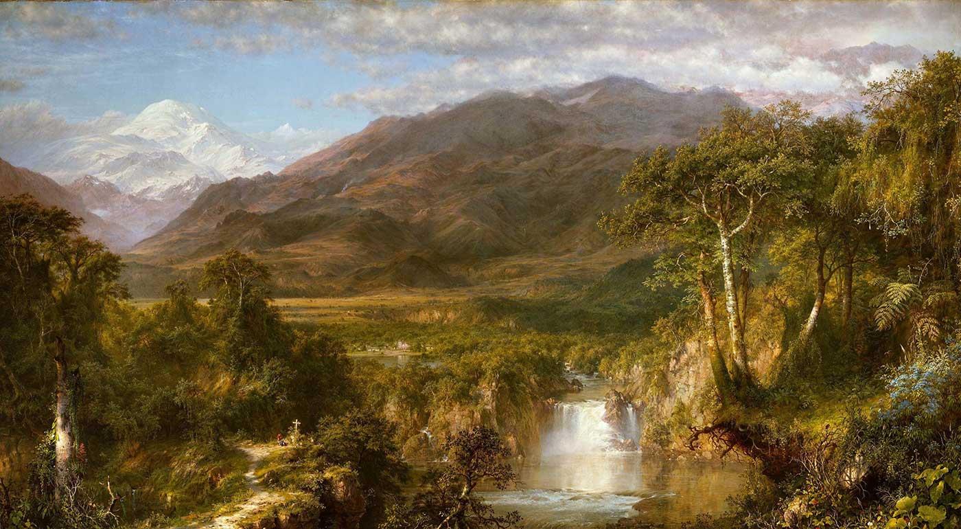 Heart of the Andes by Frederic Edwin Church as Art Print