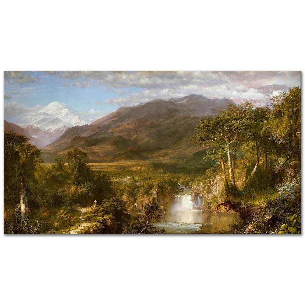 Heart of the Andes by Frederic Edwin Church as Art Print